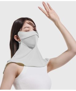 Khẩu trang golf chống nắng chống tia UV UPF50+ Ice Silk vải mềm mịn siêu thoáng khí chống tia UV tuyệt đối - HC GOLF